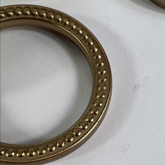 Cabinter Drawer Knobs Metal Ring Pulls Gold Champagne Bronze Hardware Set of 25 - Picture 6 of 8